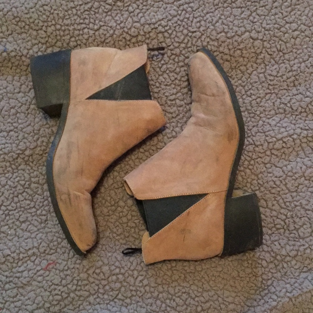 Brown booties
